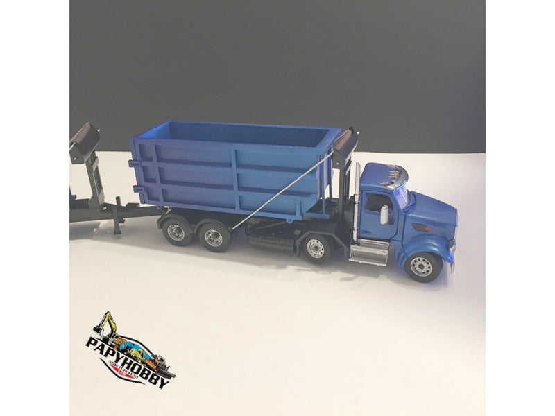 Chargez l'image dans la visionneuse de la galerie, PETERBILT - 1/50 - PETERBILT 12 WHEELS ROLL-OFF TRUCK W/