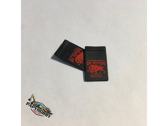 PAPYHOBBY - 1/50 - TRUCK RUBBER PADS - OX BODIES LOGO