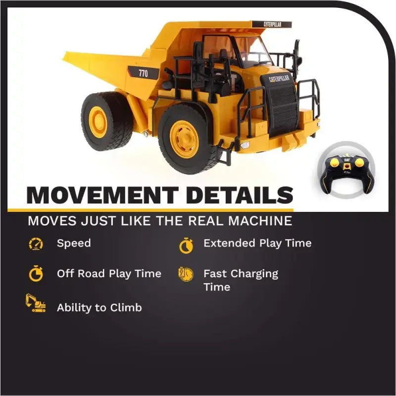 Chargez l'image dans la visionneuse de la galerie, CAT - 1/24 - 770 – MINING TRUCK - REMOTE CONTROL | SCALE
