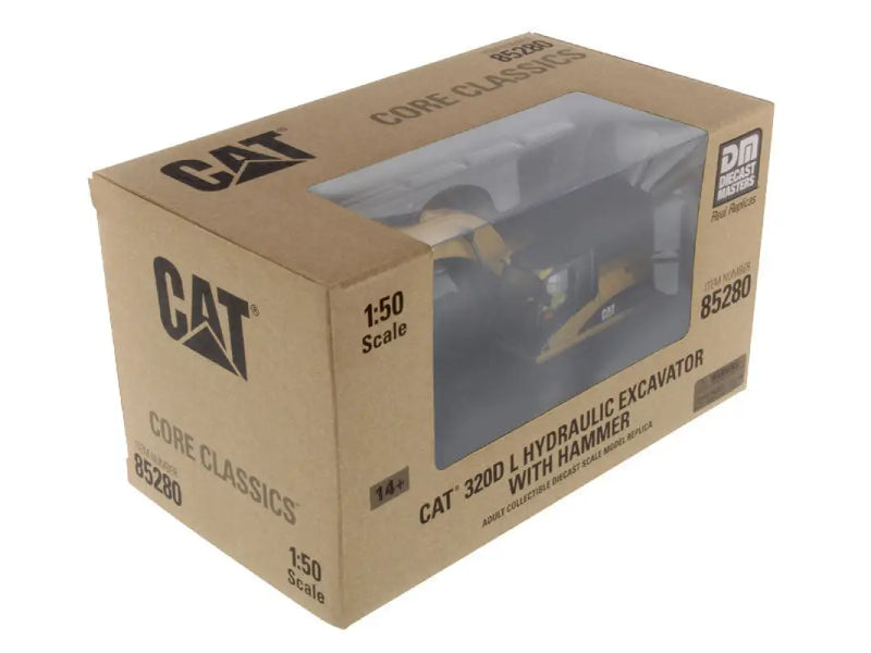 Load image into Gallery viewer, CAT - 1/50 - 320D L HYDRAULIC EXCAVATOR WITH HAMMER