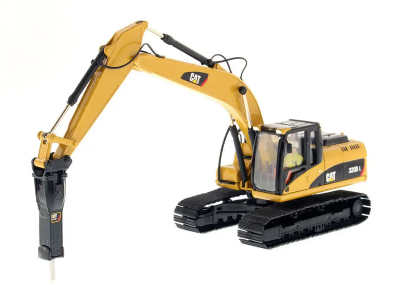 Load image into Gallery viewer, CAT - 1/50 - 320D L HYDRAULIC EXCAVATOR WITH HAMMER