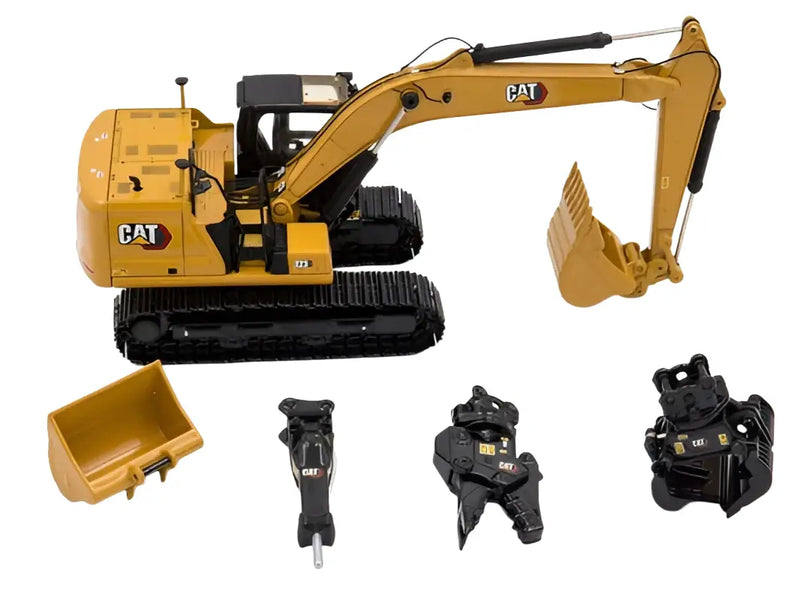 Chargez l'image dans la visionneuse de la galerie, CAT - 1/50 - 323 HYDRAULIC EXCAVATOR W 4 NEW WORK-TOOLS