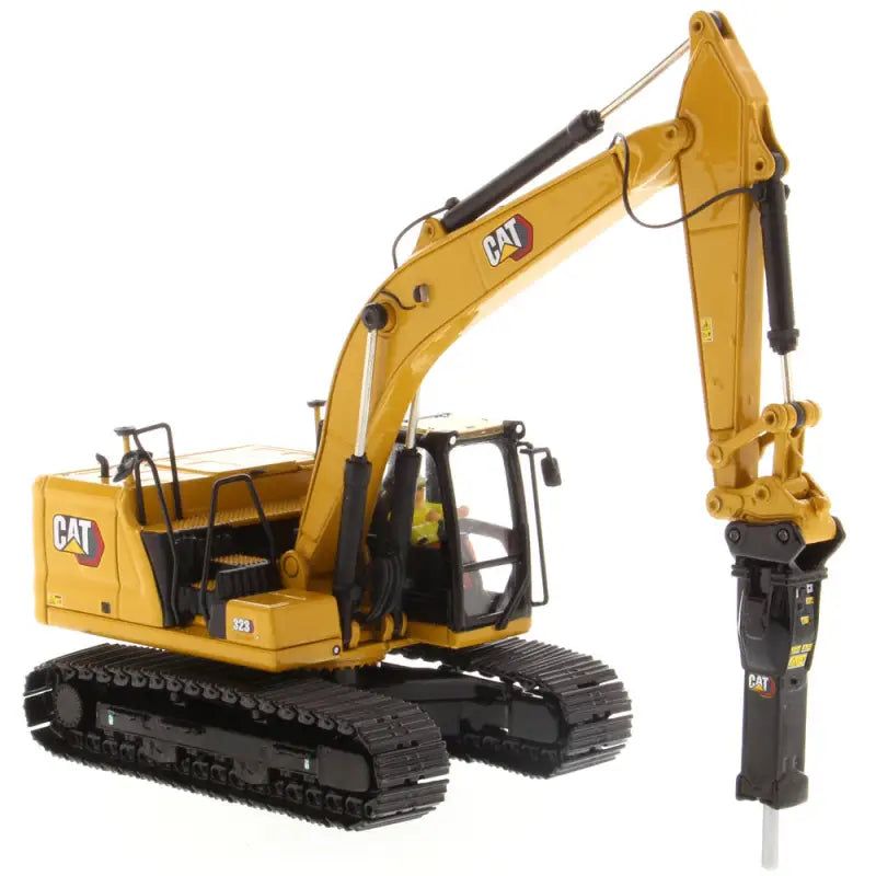 Load image into Gallery viewer, CAT - 1/50 - 323 HYDRAULIC EXCAVATOR W 4 NEW WORK-TOOLS