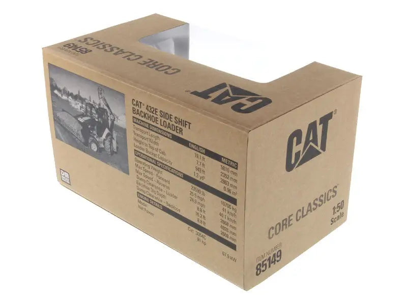 Load image into Gallery viewer, CAT - 1/50 - 432E SIDE SHIFT BACKHOE LOADER - DIECAST