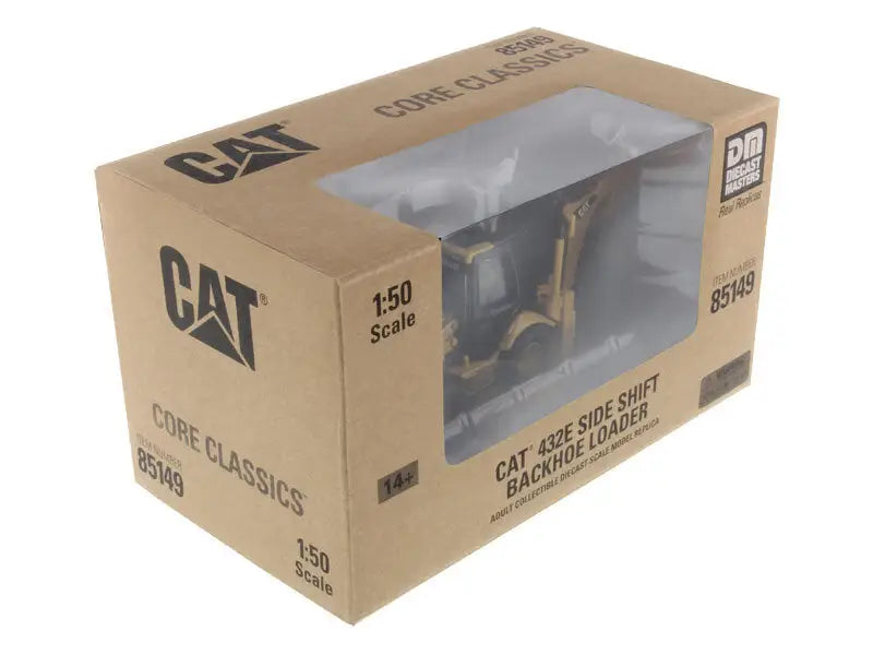Load image into Gallery viewer, CAT - 1/50 - 432E SIDE SHIFT BACKHOE LOADER - DIECAST