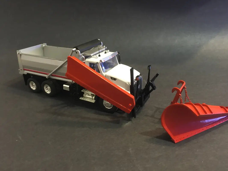 Load image into Gallery viewer, CAT - 1/50 - CAT 660 (WHITE) 10 WHEELERS SNOW EQUIPPED