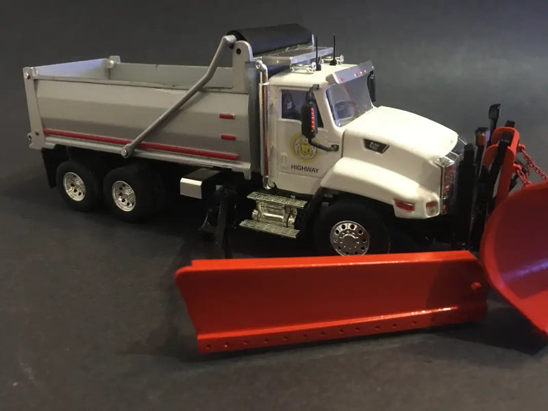 Load image into Gallery viewer, CAT - 1/50 - CAT 660 (WHITE) 10 WHEELERS SNOW EQUIPPED