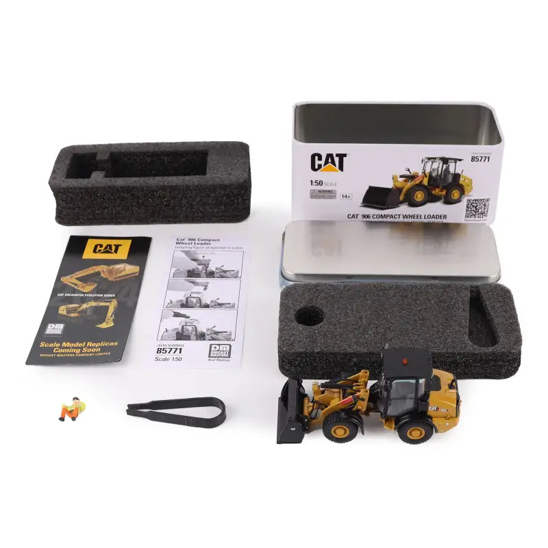 Chargez l'image dans la visionneuse de la galerie, CAT - 1/50 - 906 COMPACT WHEEL LOADER - DIECAST | SCALE
