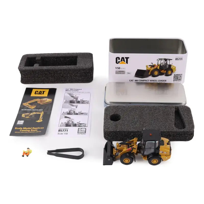 Chargez l'image dans la visionneuse de la galerie, CAT - 1/50 - 906 COMPACT WHEEL LOADER - DIECAST | SCALE