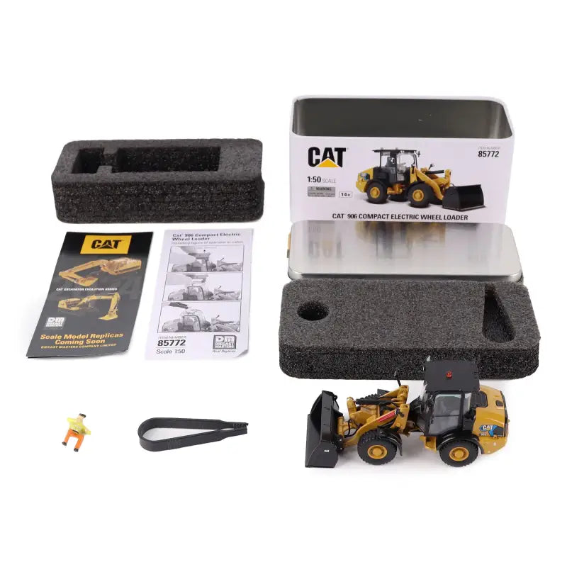 Chargez l'image dans la visionneuse de la galerie, CAT - 1/50 - 906 WHEEL LOADER - ELECTRIC VERSION - DIECAST