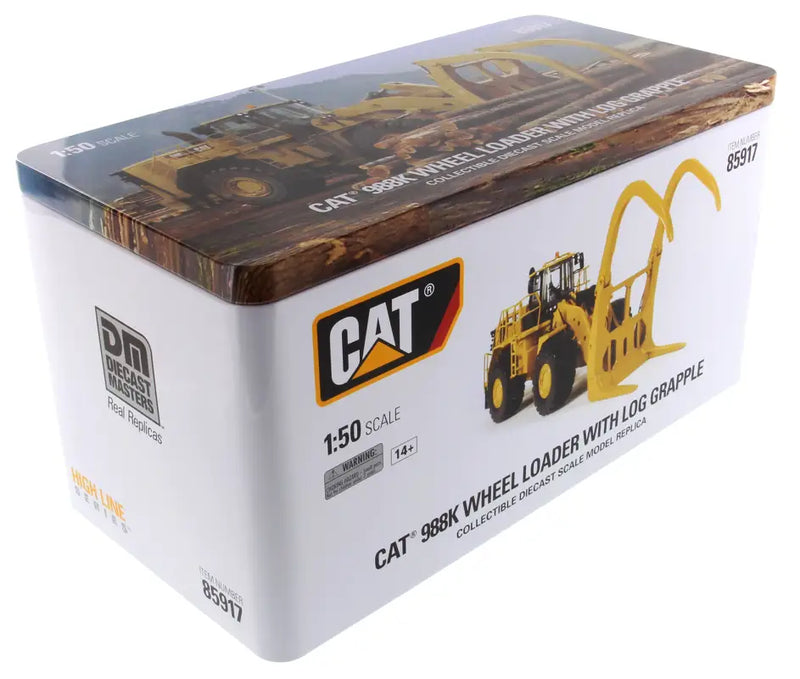Load image into Gallery viewer, CAT - 1/50 - 988K WHEEL LOADER WITH GRAPPLE - DIECAST