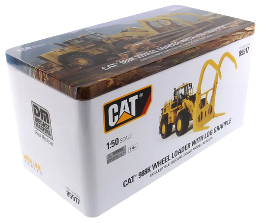 CAT - 1/50 - 988K WHEEL LOADER WITH GRAPPLE - DIECAST