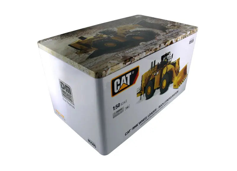 Load image into Gallery viewer, CAT - 1/50 - 994K WHEEL LOADER - ROCK BUCKET YELLOW VERSION