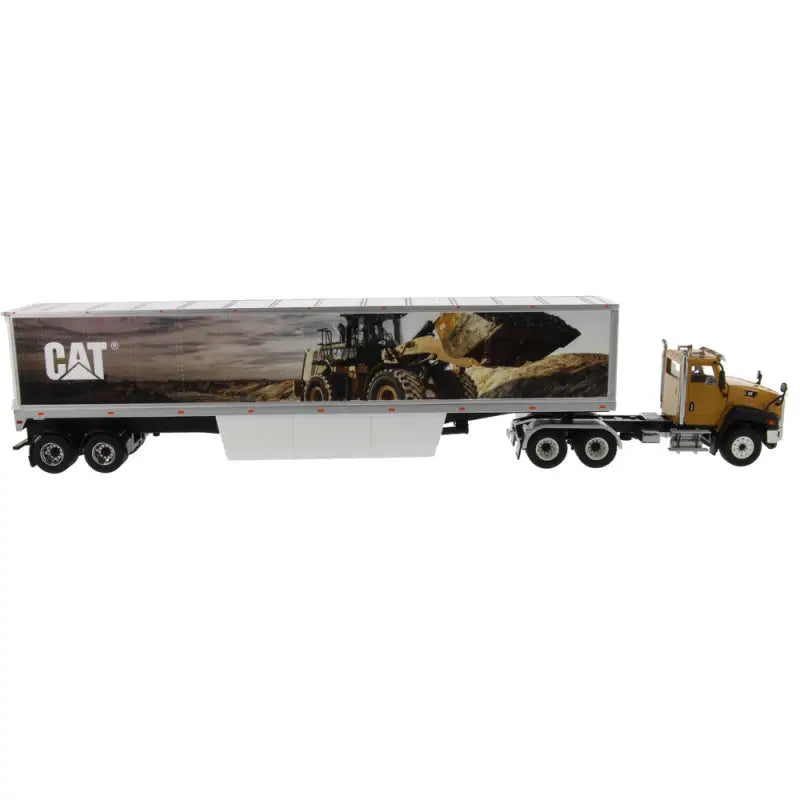 Chargez l'image dans la visionneuse de la galerie, CAT - 1/50 - CT660 DAY CAB TRACTOR WITH CAT MURAL TRAILER