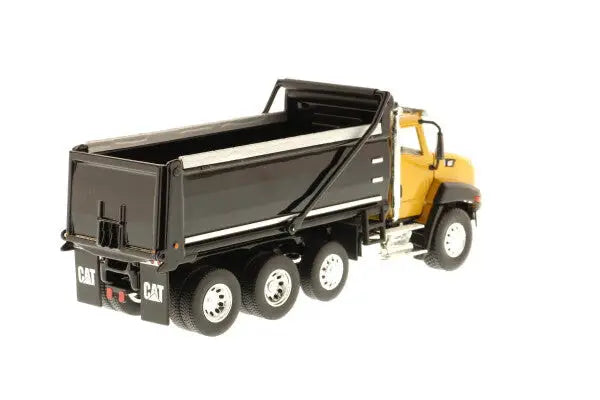 Load image into Gallery viewer, CAT - 1/50 - CT660 DUMP TRUCK - YELLOW CAB/BLACK - DIECAST