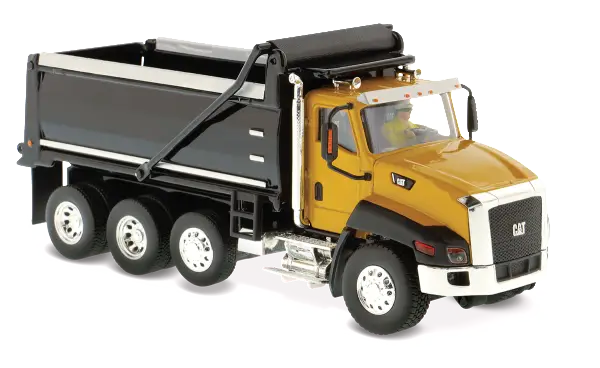 Chargez l'image dans la visionneuse de la galerie, CAT - 1/50 - CT660 DUMP TRUCK - YELLOW CAB/BLACK - DIECAST