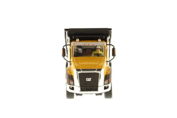 Load image into Gallery viewer, CAT - 1/50 - CT660 DUMP TRUCK - YELLOW CAB/BLACK - DIECAST