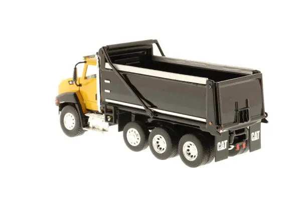 Load image into Gallery viewer, CAT - 1/50 - CT660 DUMP TRUCK - YELLOW CAB/BLACK - DIECAST