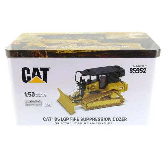 CAT 1/50 D5 LGP FIRE DOZER DIECAST | SCALE | TRACK TYPE