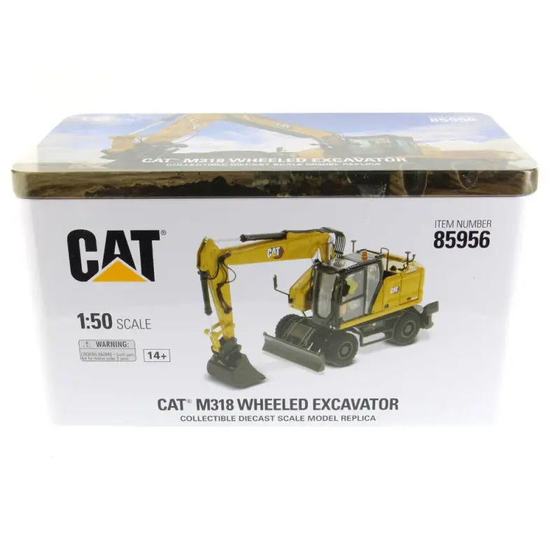 Load image into Gallery viewer, CAT - 1/50 - M318 WHEELED EXCAVATOR - DIECAST | SCALE
