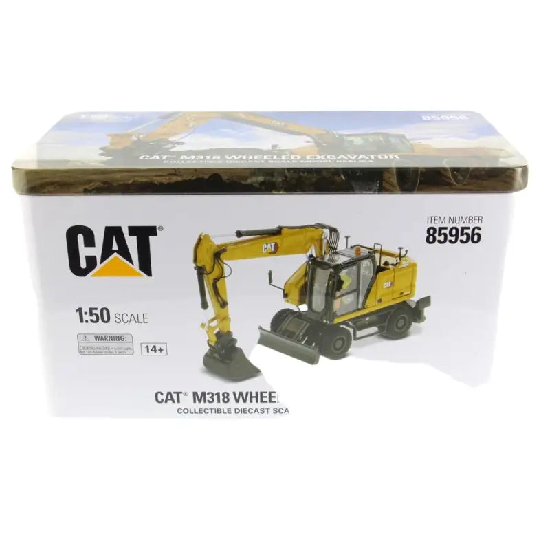 Load image into Gallery viewer, CAT - 1/50 - M318 WHEELED EXCAVATOR - DIECAST | SCALE