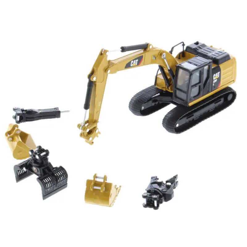 Chargez l'image dans la visionneuse de la galerie, CAT - 1/64 - 320F L HYDRAULIC EXCAVATOR WITH 5 NEW WORK