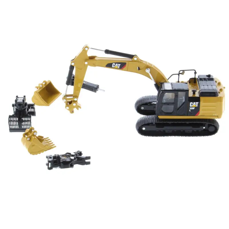 Chargez l'image dans la visionneuse de la galerie, CAT - 1/64 - 320F L HYDRAULIC EXCAVATOR WITH 5 NEW WORK