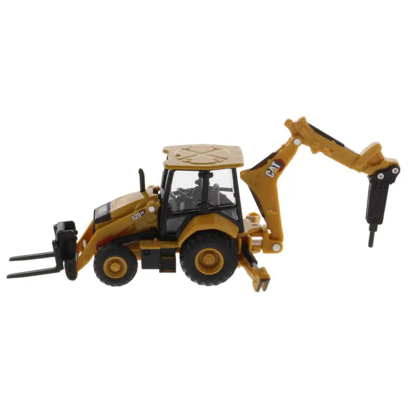 Load image into Gallery viewer, CAT - 1/64 - 420 XE BACKHOE LOADER WITH 4 ADDITIONAL TOOLS