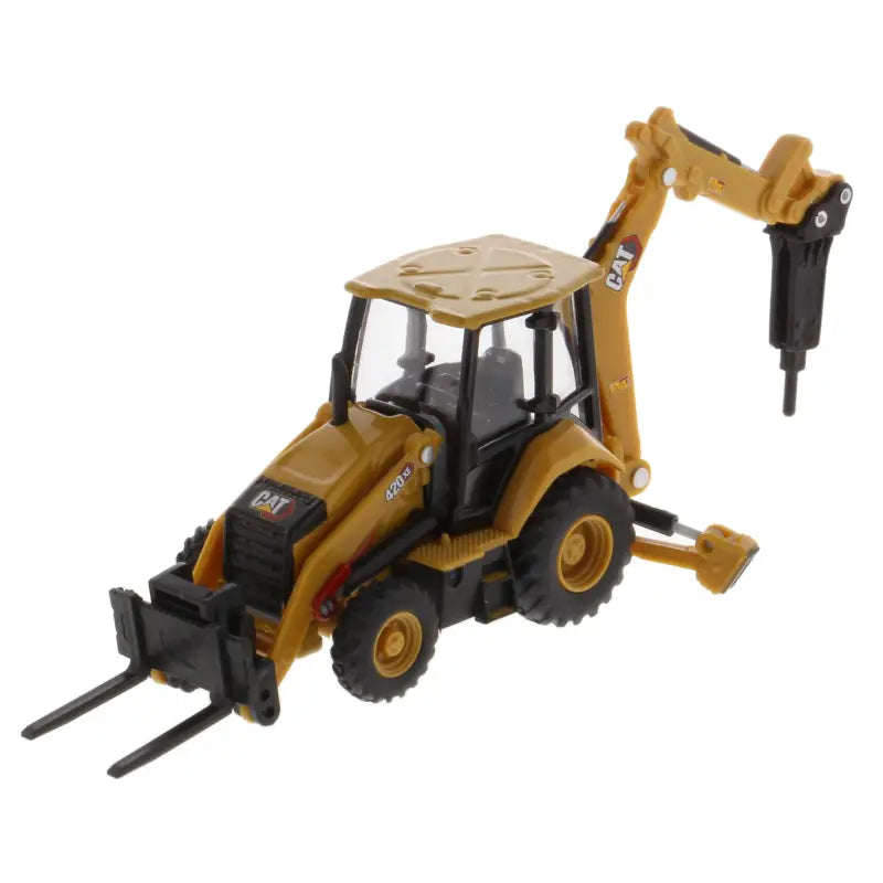 Load image into Gallery viewer, CAT - 1/64 - 420 XE BACKHOE LOADER WITH 4 ADDITIONAL TOOLS