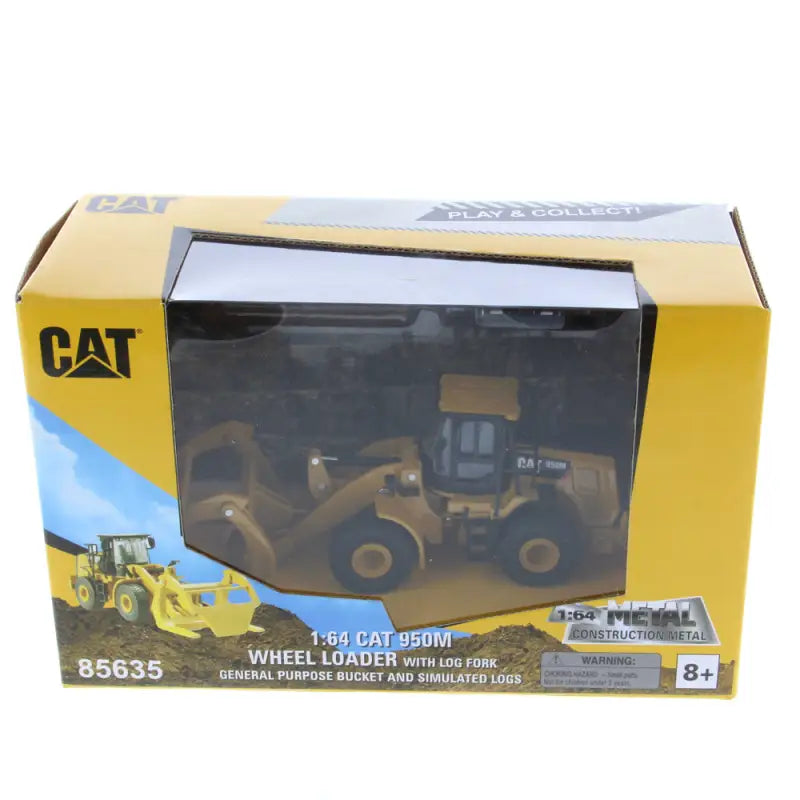 Load image into Gallery viewer, CAT - 1/64 - 950M WHEEL LOADER WITH LOG FORK (WITH BUCKET
