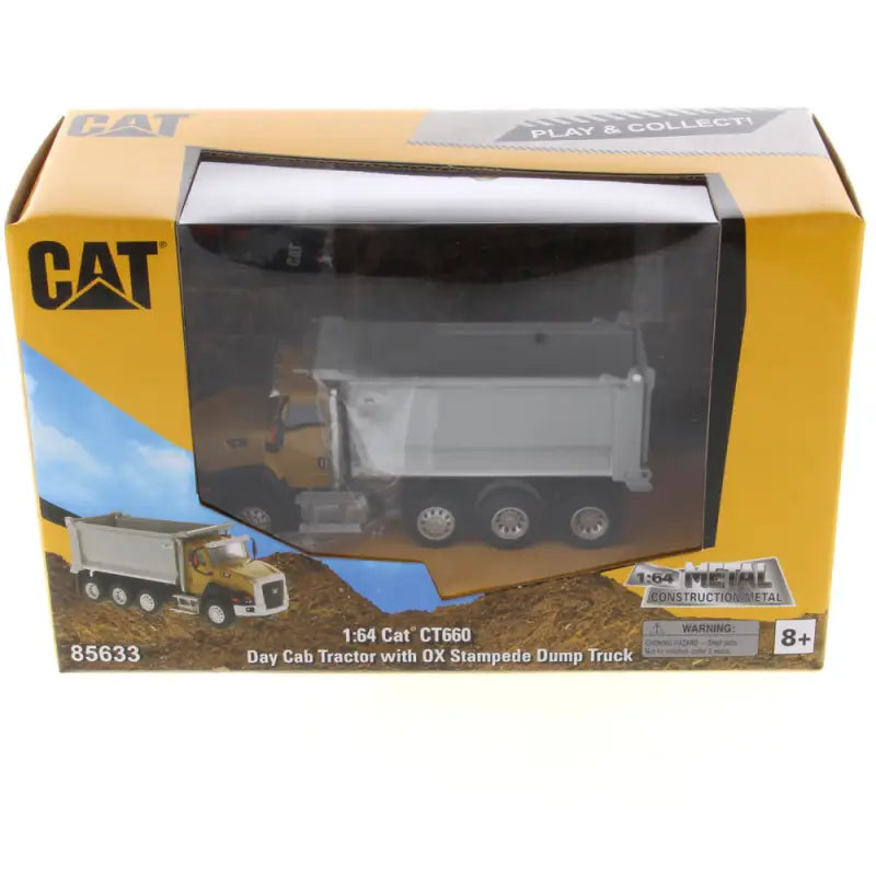Load image into Gallery viewer, CAT - 1/64 - CT 660 OX STAMPEDE DUMP-TRUCK - DIECAST
