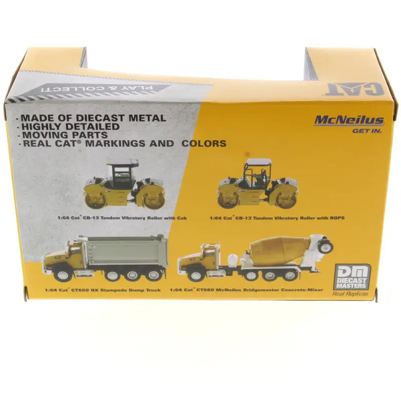 Load image into Gallery viewer, CAT - 1/64 - CT660 MCNEILUS BRIDGEMASTER CONCRETE-MIXER