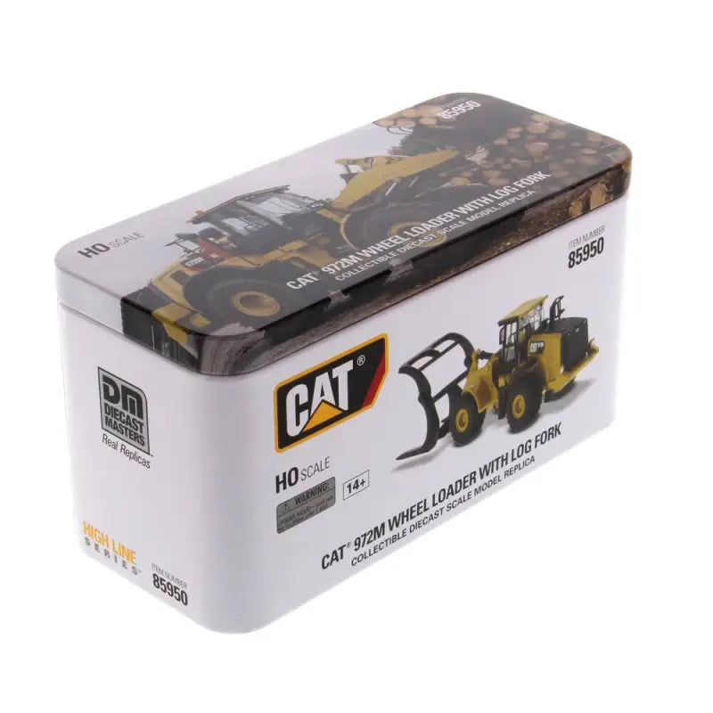 Chargez l'image dans la visionneuse de la galerie, CAT - 1/87 - 972M WHEEL LOADER WITH LOG FORK - DIECAST