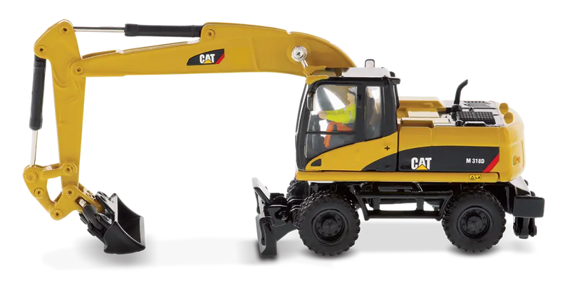 Load image into Gallery viewer, CAT - 1/87 - M318D WHEELED EXCAVATOR - DIECAST | SCALE | HO