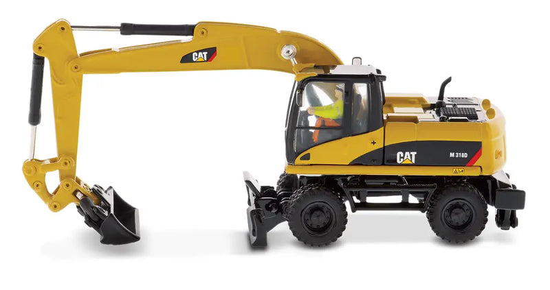 Load image into Gallery viewer, CAT - 1/87 - M318D WHEELED EXCAVATOR - DIECAST | SCALE | HO