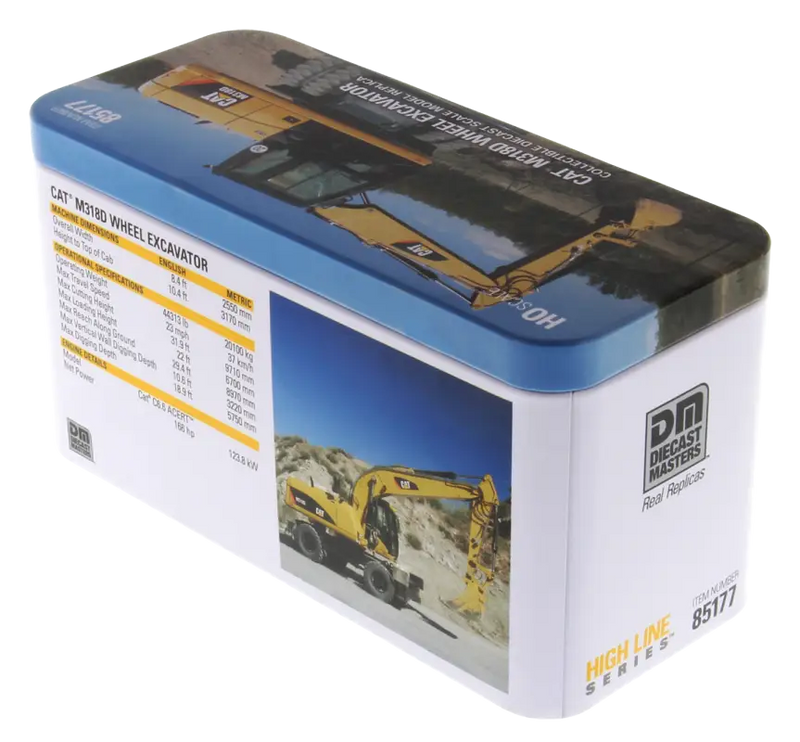 Load image into Gallery viewer, CAT - 1/87 - M318D WHEELED EXCAVATOR - DIECAST | SCALE | HO