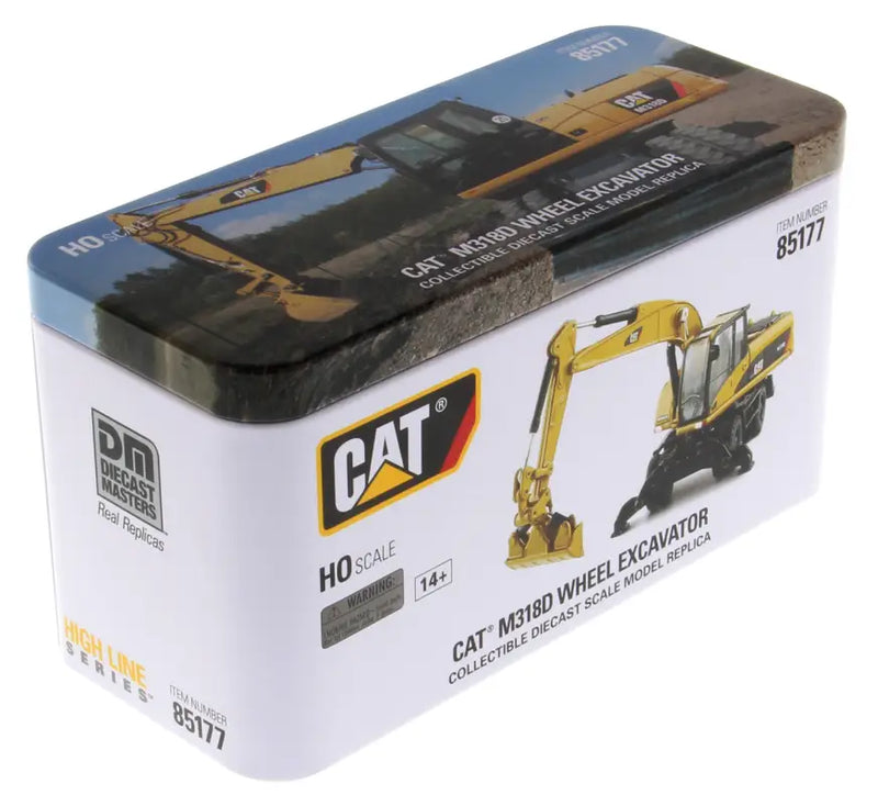 Load image into Gallery viewer, CAT - 1/87 - M318D WHEELED EXCAVATOR - DIECAST | SCALE | HO