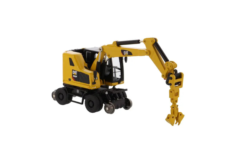 Chargez l'image dans la visionneuse de la galerie, CAT - 1/87 - M323F RAILROAD WHEELED EXCAVATOR SAFETY YELLOW