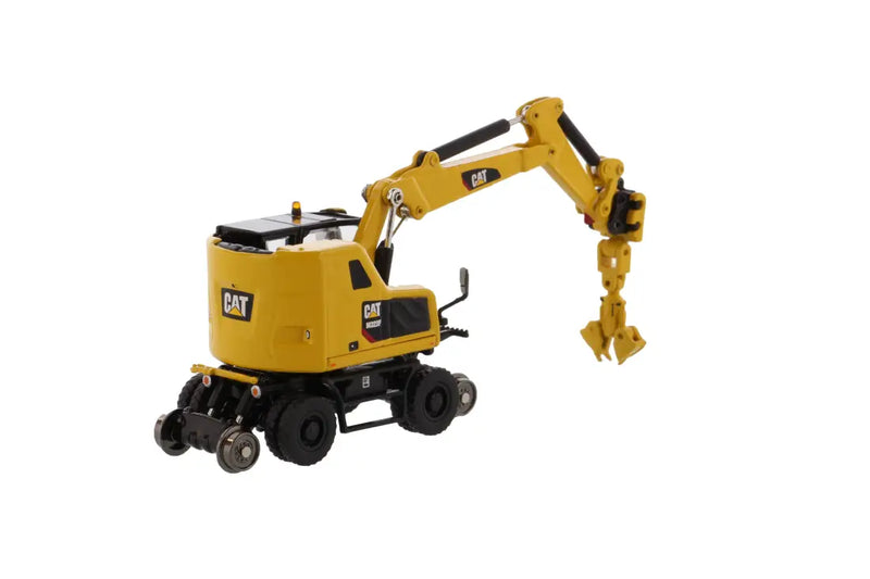 Chargez l'image dans la visionneuse de la galerie, CAT - 1/87 - M323F RAILROAD WHEELED EXCAVATOR SAFETY YELLOW