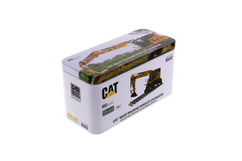 Chargez l'image dans la visionneuse de la galerie, CAT - 1/87 - M323F RAILROAD WHEELED EXCAVATOR SAFETY YELLOW