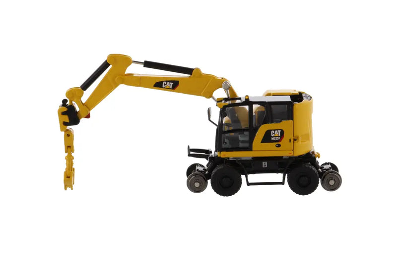 Chargez l'image dans la visionneuse de la galerie, CAT - 1/87 - M323F RAILROAD WHEELED EXCAVATOR SAFETY YELLOW