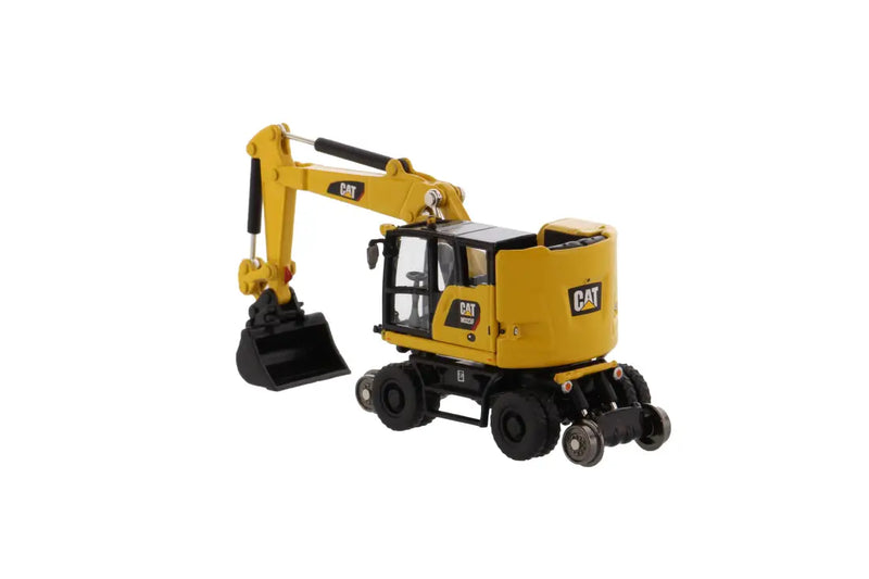 Chargez l'image dans la visionneuse de la galerie, CAT - 1/87 - M323F RAILROAD WHEELED EXCAVATOR SAFETY YELLOW