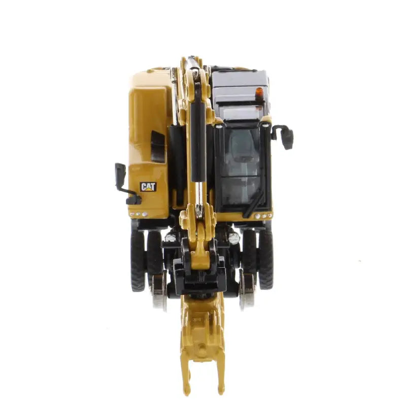 Chargez l'image dans la visionneuse de la galerie, CAT - 1/87 - M323F RAILROAD WHEELED EXCAVATOR YELLOW