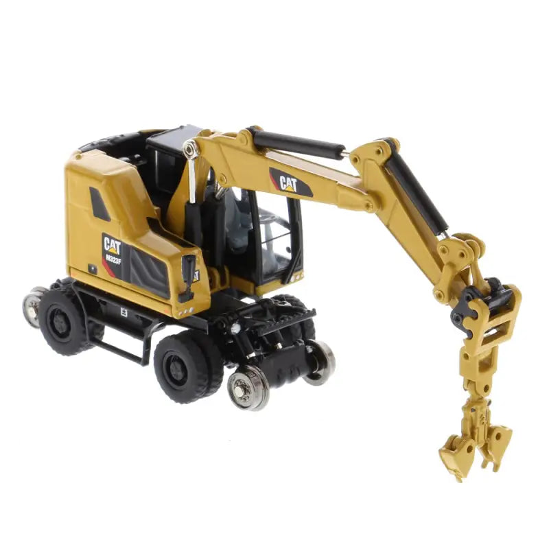 Chargez l'image dans la visionneuse de la galerie, CAT - 1/87 - M323F RAILROAD WHEELED EXCAVATOR CAT YELLOW