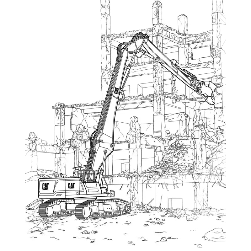 Load image into Gallery viewer, CAT - CATERPILLAR 80 PAGE COLORING BOOK - TOOLS | OTHER