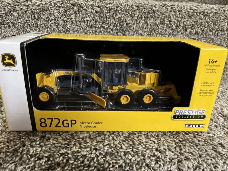 Load image into Gallery viewer, DEERE JOHN - 1/50 - 872GP MOTOR GRADER ROAD MAINTAINER