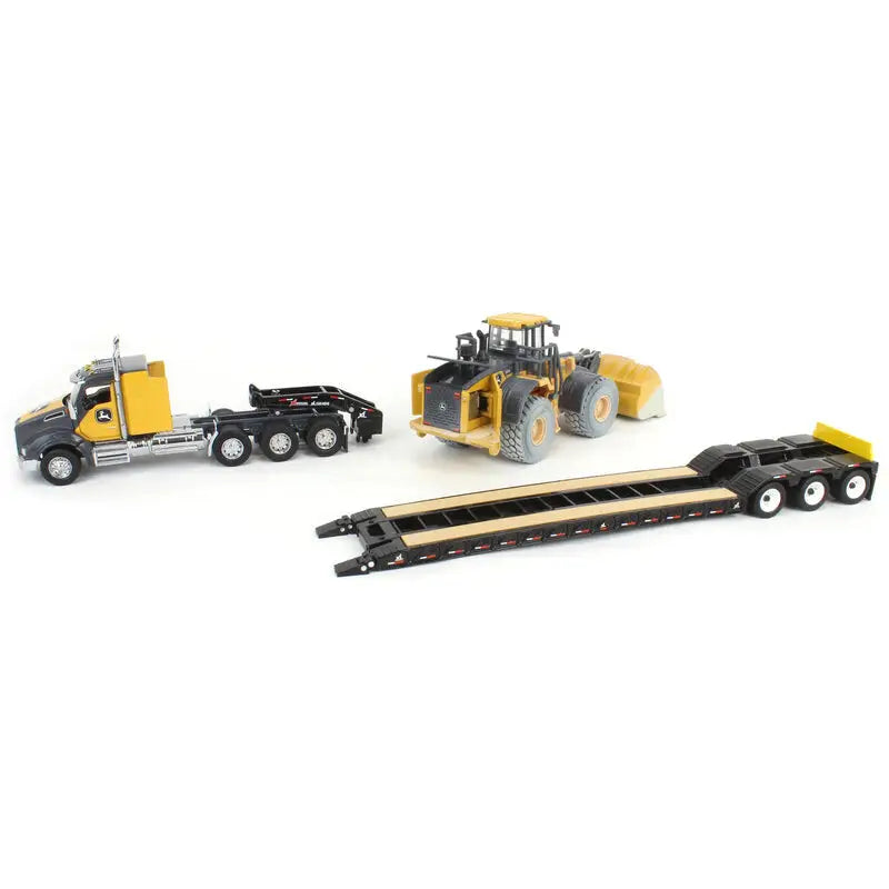 Load image into Gallery viewer, DEERE JOHN - 1/50 - 904 P-TIER WHEEL LOADER W/SEMI KW T880