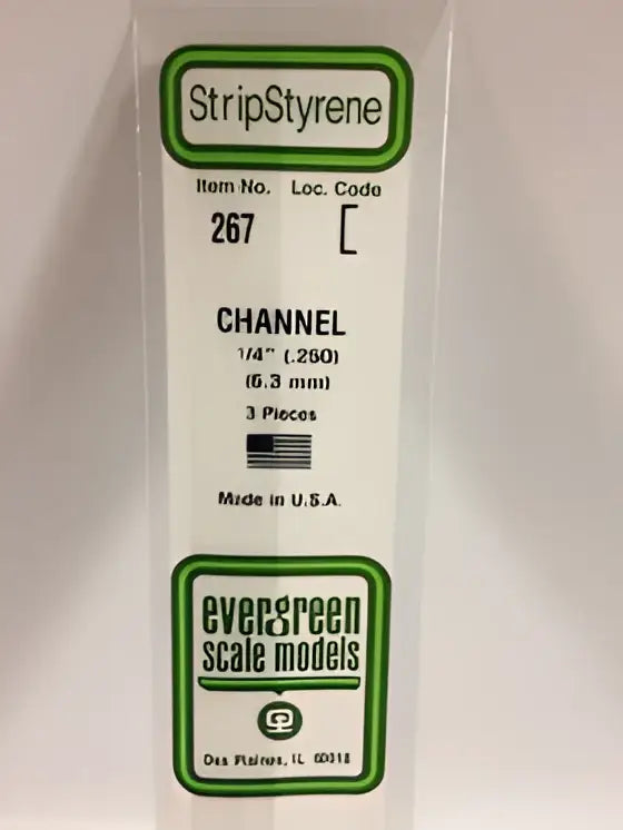 Load image into Gallery viewer, EVERGREEN - 1/4 0.250″ 3 PACK OPAQUE WHITE POLYSTYRENE C