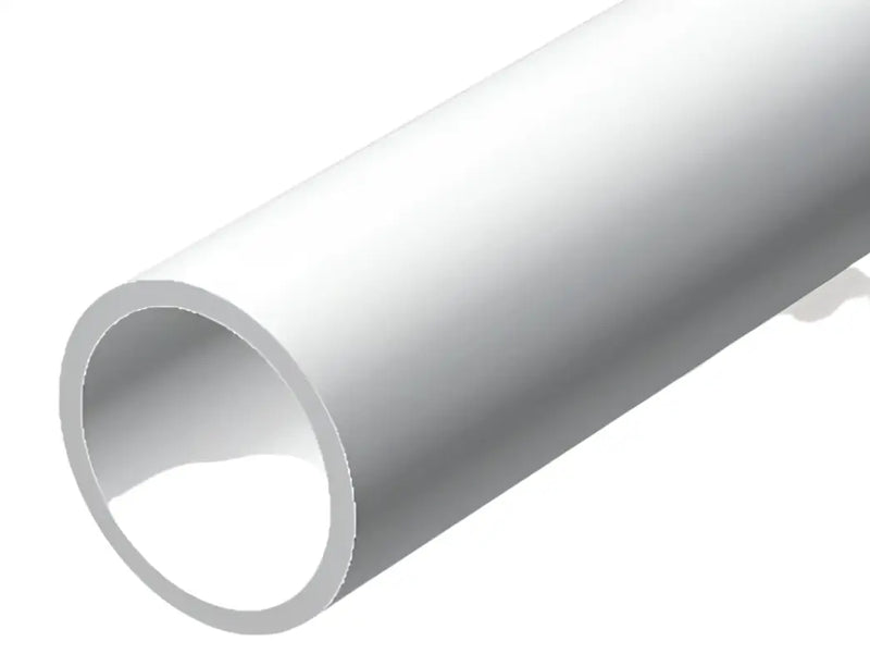 Load image into Gallery viewer, EVERGREEN - 1/8’’ -.125’’ (3.2MM) RND TUBE WHITE STYRENE