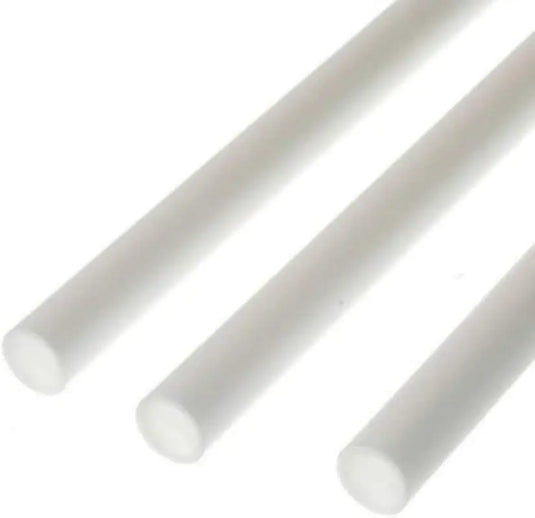 EVERGREEN -.218’’ (7/32’’) 5.5 MM WHITE STYRENE TUBING 227